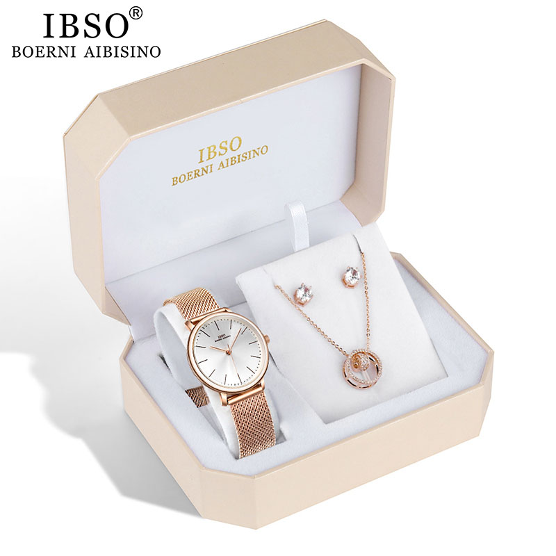 IBSO Brand Women Rose Gold Wat - Jewelry Watches Brands incelemesi ve fiyatı