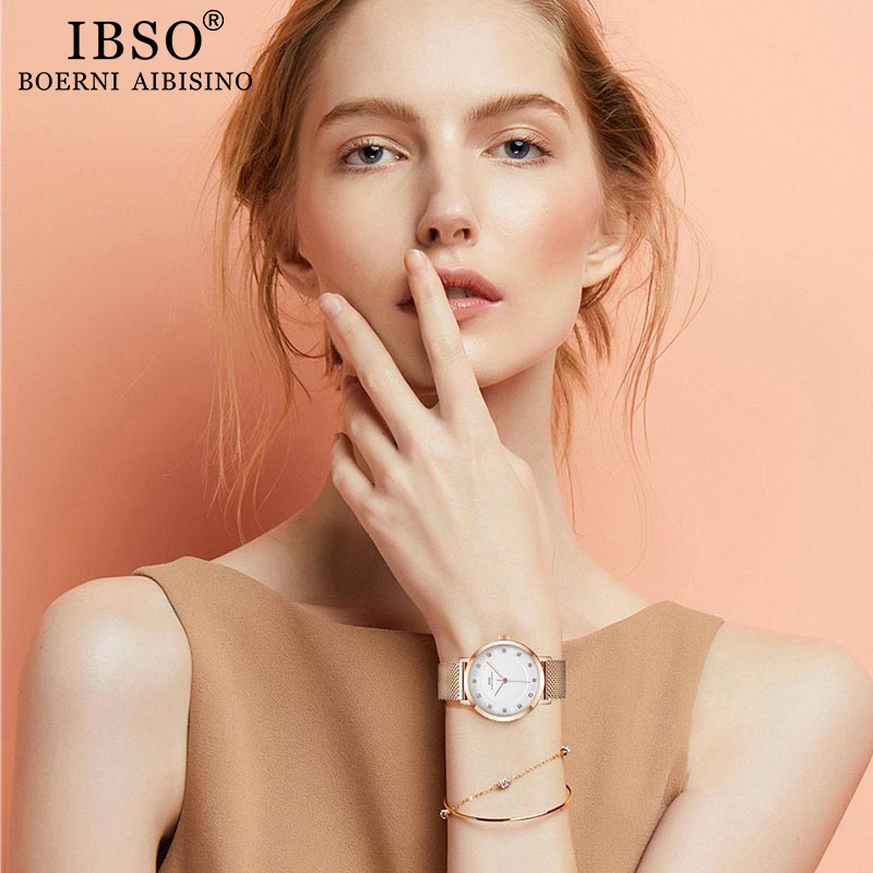 IBSO Brand Women Rose Gold Wat - Jewelry Watches Brands incelemesi ve fiyatı