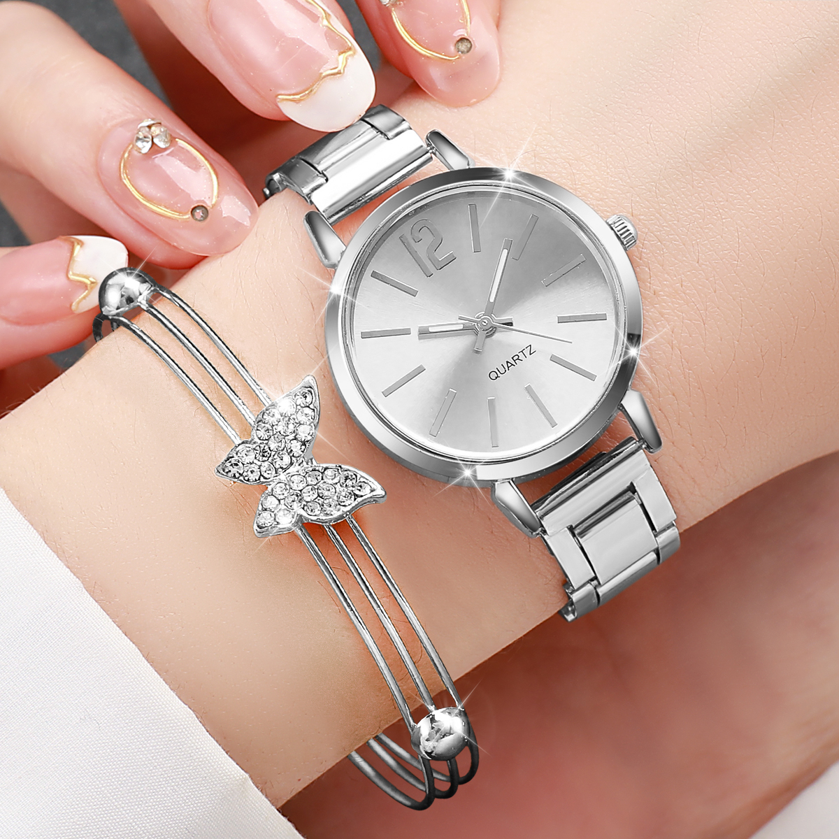 6PCS Fashion Women's Quartz  W - Jewelry Box Organizer Watches incelemesi ve fiyatı