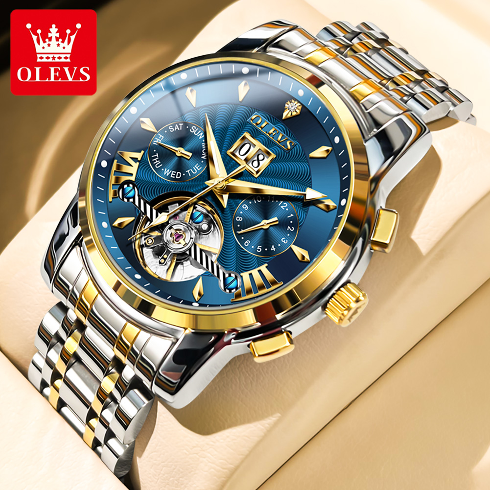 OLEVS Men Watches Luxury Fashi - Mens Mechanical Watch incelemesi ve fiyatı