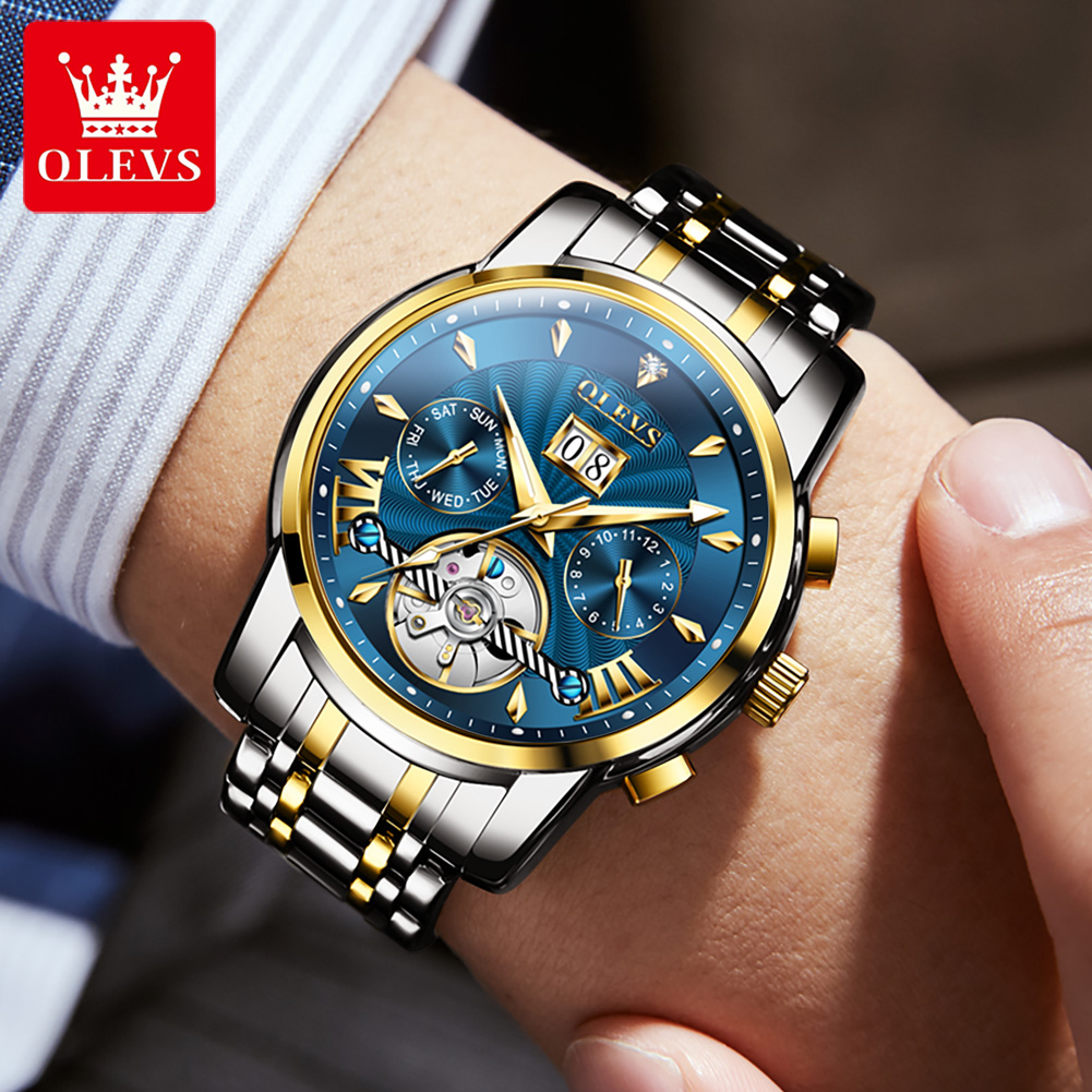 OLEVS Men Watches Luxury Fashi - Mens Mechanical Watch incelemesi ve fiyatı