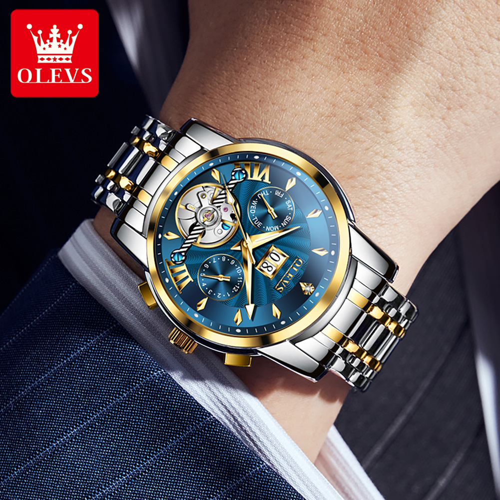 OLEVS Men Watches Luxury Fashi - Mens Mechanical Watch incelemesi ve fiyatı