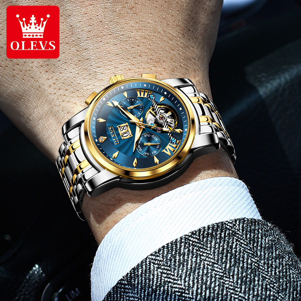 OLEVS Men Watches Luxury Fashi - Mens Mechanical Watch incelemesi ve fiyatı