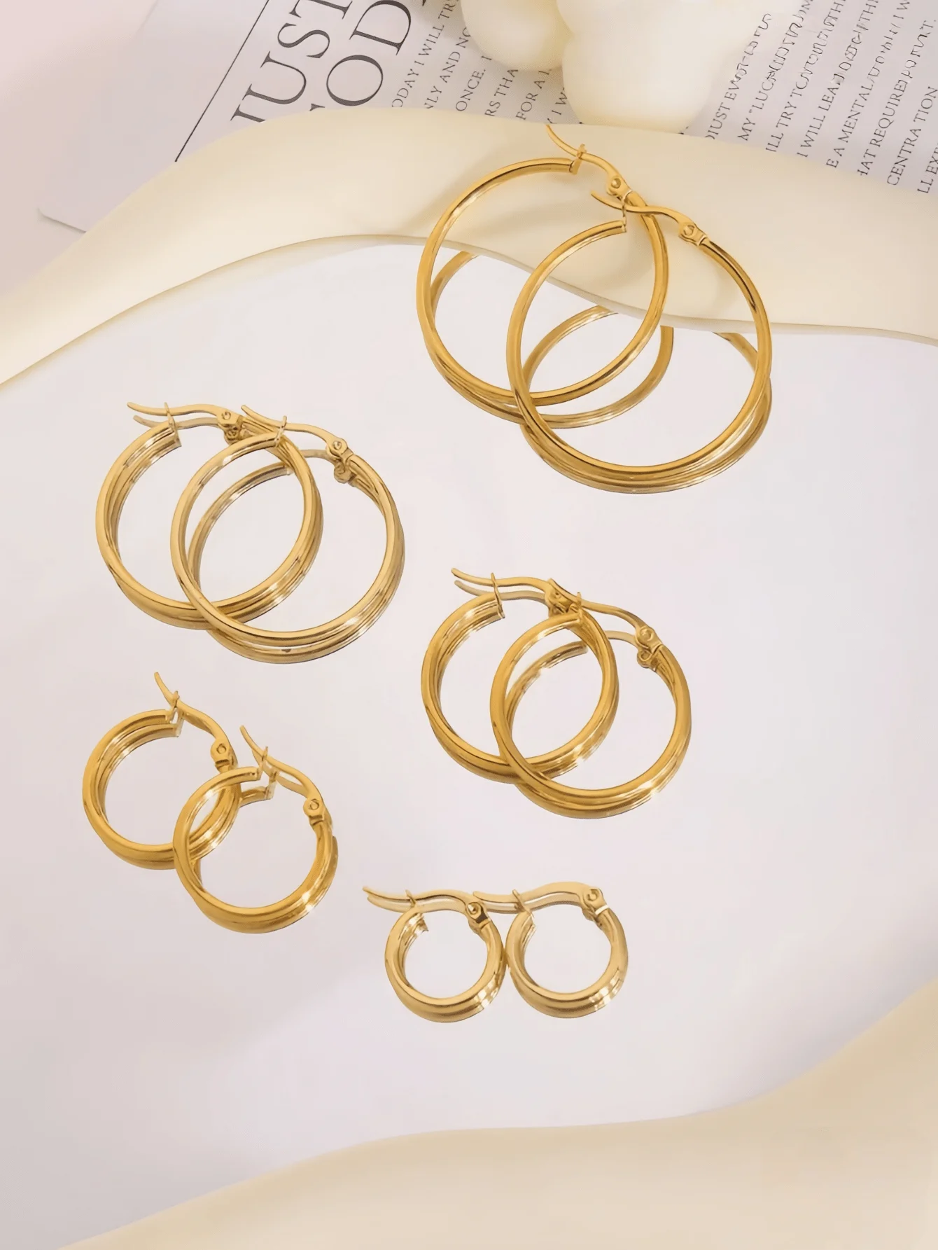 Stainless Steel Polished Hoop  - Hoop Earrings incelemesi ve fiyatı