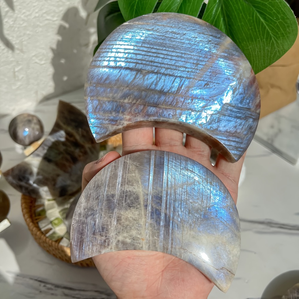 1Pc Blue Moonstone with Sunsto - Are Watches Jewelry Or Accessories incelemesi ve fiyatı