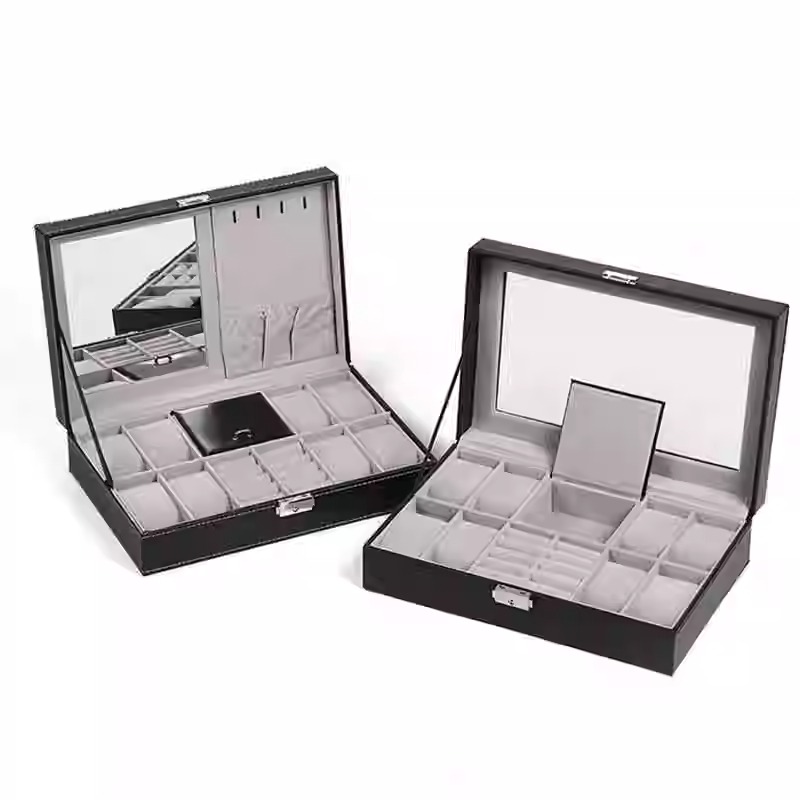 Leather Watch Box Multi-Functi - Jewelry Watches Brands incelemesi ve fiyatı